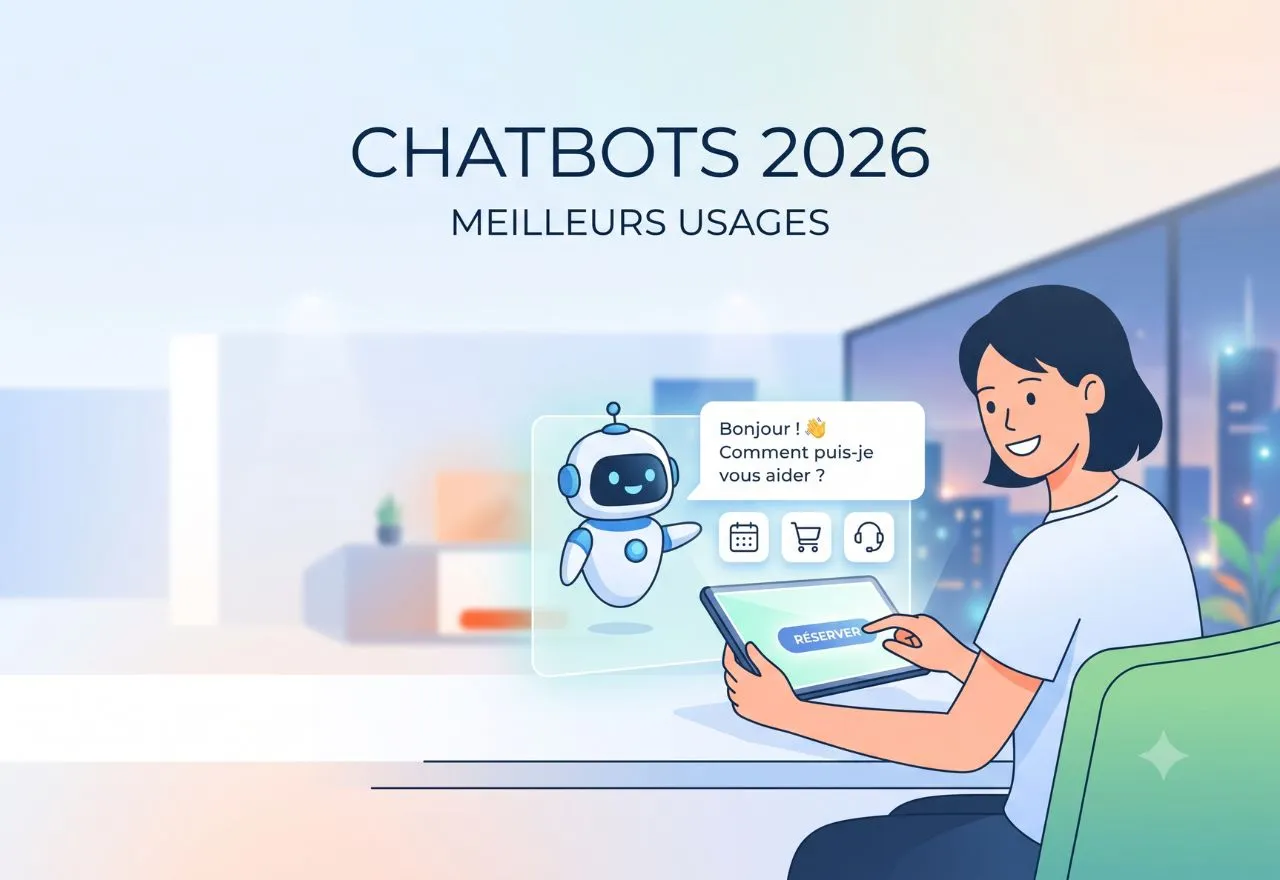 Image de couverture pour Les meilleurs cas d'usage de chatbot en 2026.